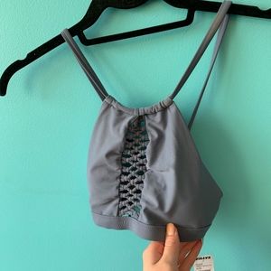 High-neck bikini top